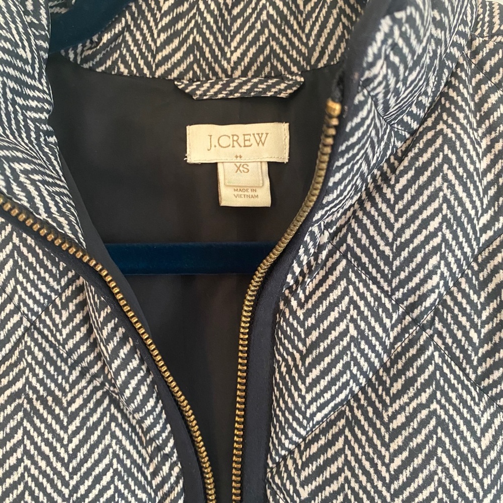 Jcrew herringbone puffer vest - Picture 3 of 5